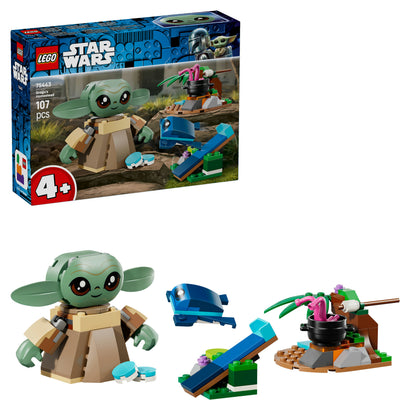 LEGO Star Wars Grogu's Thuis Bouwpakket voor Kinderen met Personages 75443