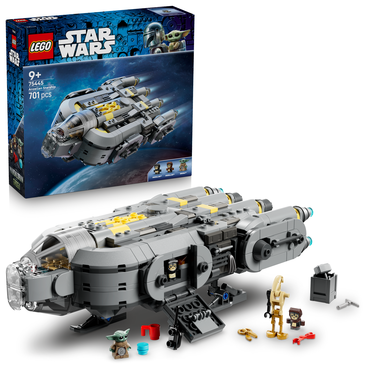 LEGO Star Wars Anzellan Ruimteschip Speelgoed voor Kinderen 75445