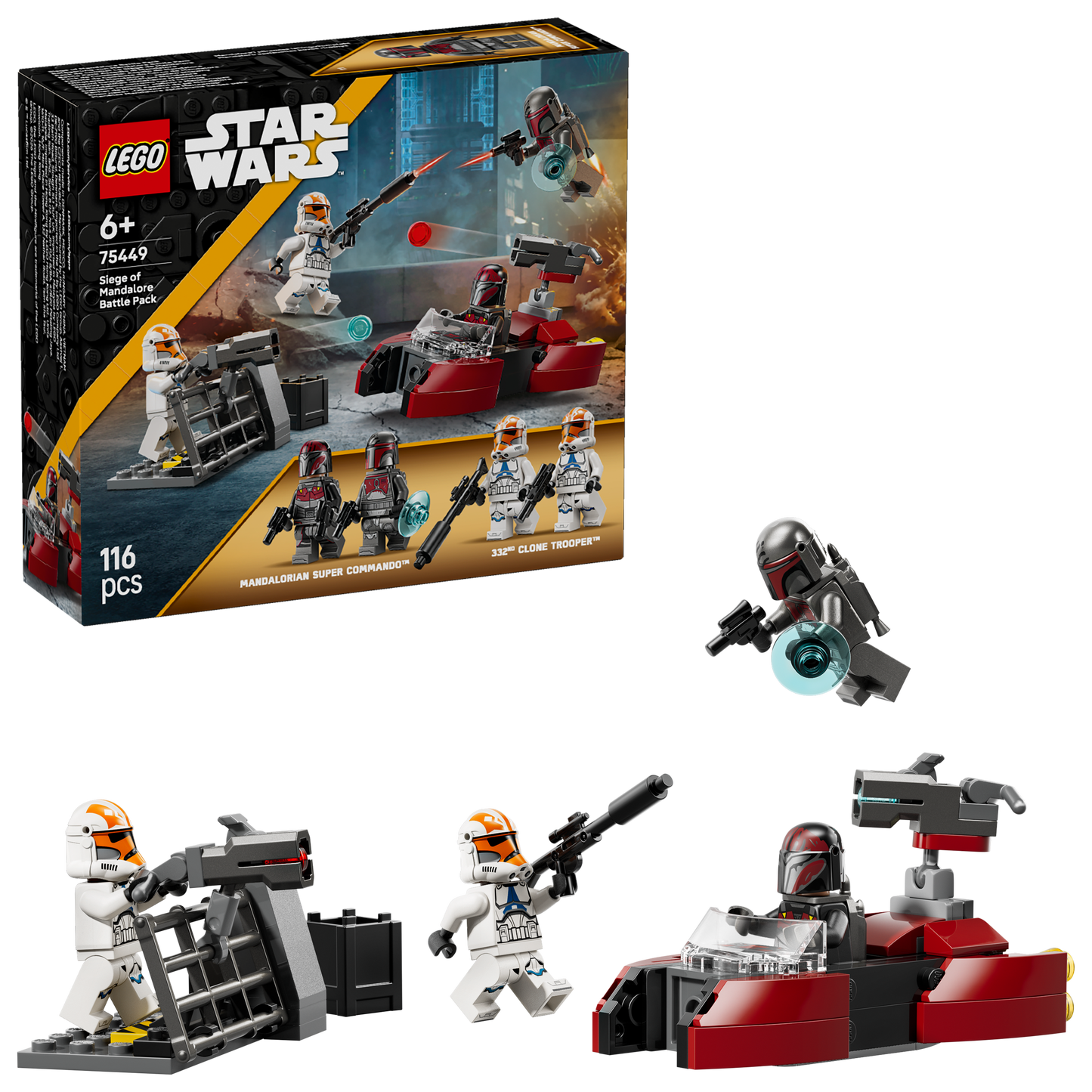 LEGO Star Wars Beleg van Mandalore Battle Pack Set 75449