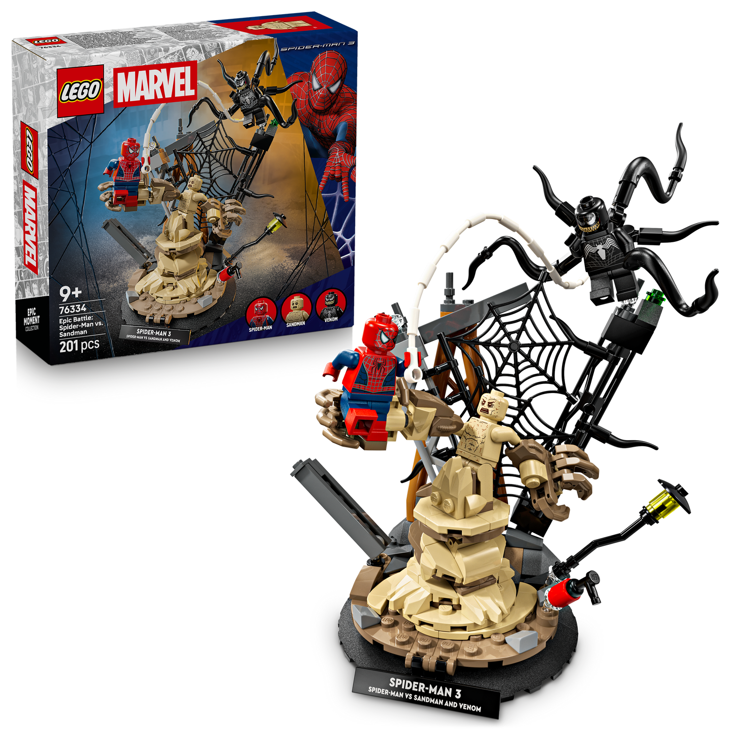 LEGO Marvel Ultieme Strijd: Spider-Man vs. Sandman Superheld Bouwpakket voor Kinderen 76334