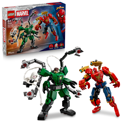LEGO Marvel Mechaduel: Spider-Man vs. Doc Ock Superhelden Bouwpakket voor Kinderen 76338