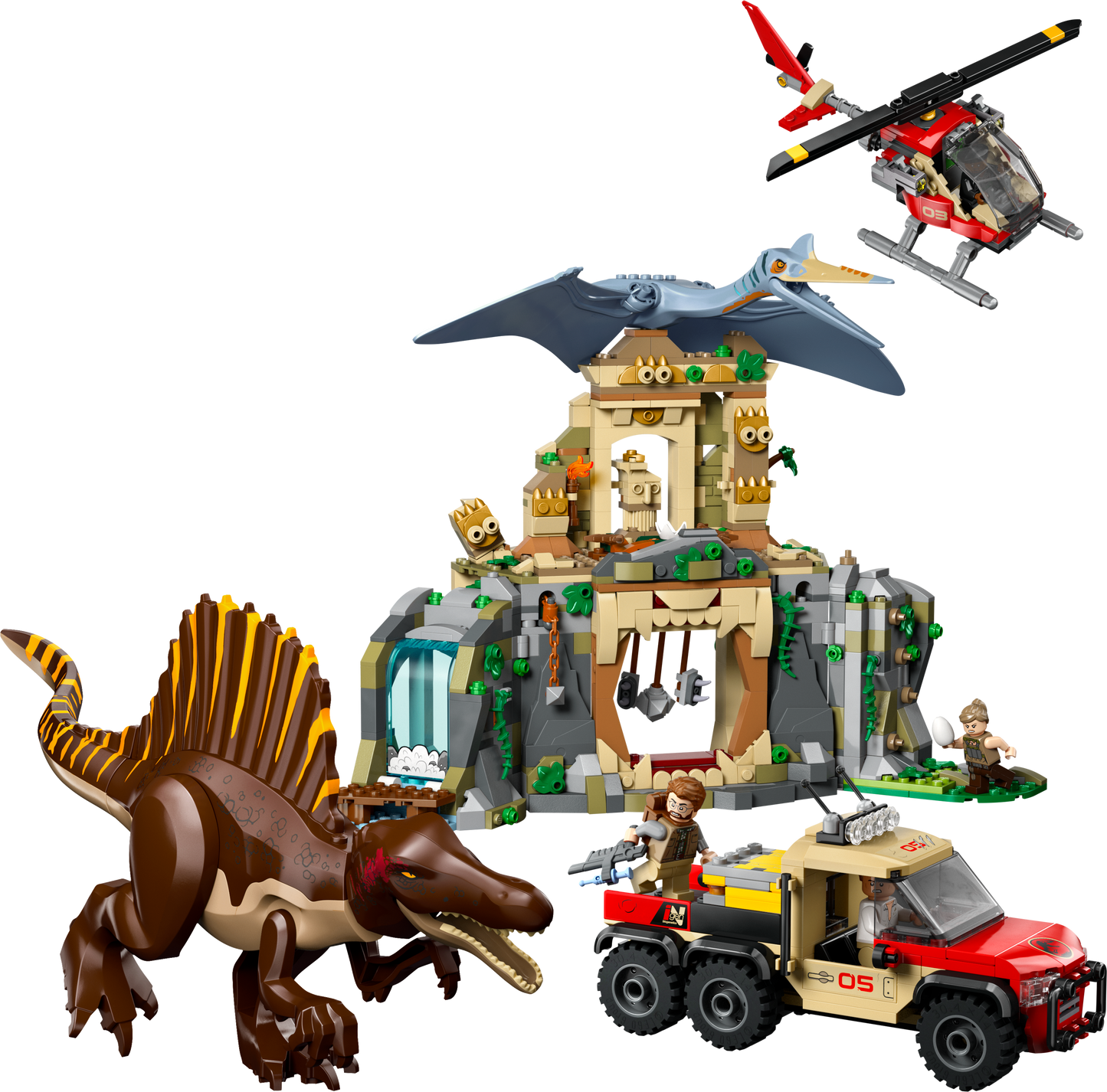 LEGO Spinosaurus en Quetzalcoatlus luchtmissie 76976 Jurassic World (Pre-Order: Juni 2025)