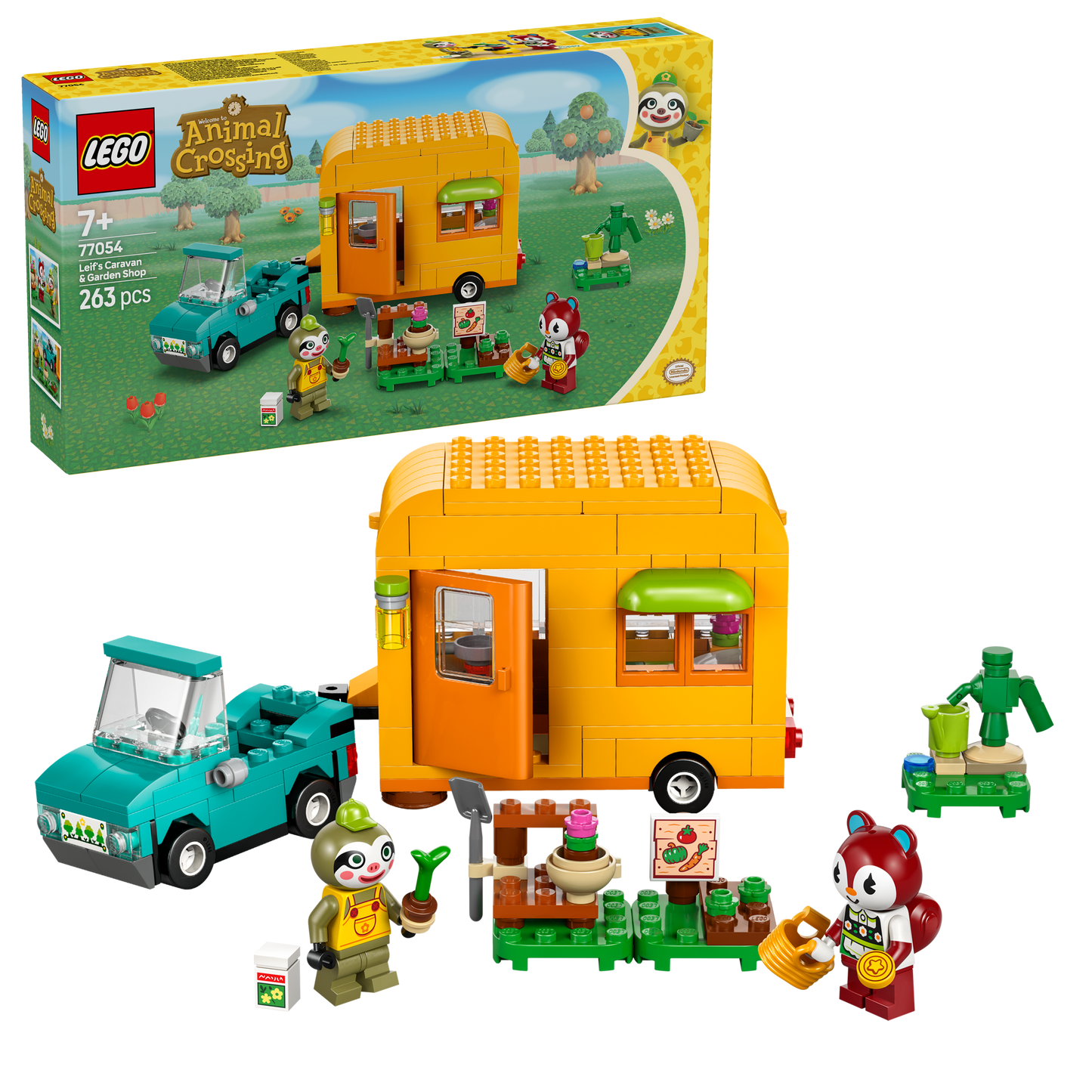 LEGO Leif's Caravan & Garden Store 77054 Animal Crossing