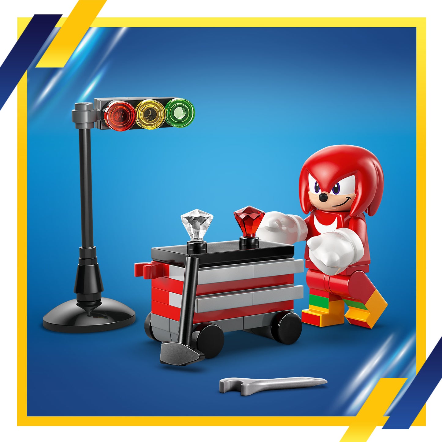 LEGO Sonic the Hedgehog Silvers Auto vs. Knuckles' Monstertruck Speelgoed voor Kinderen 77118