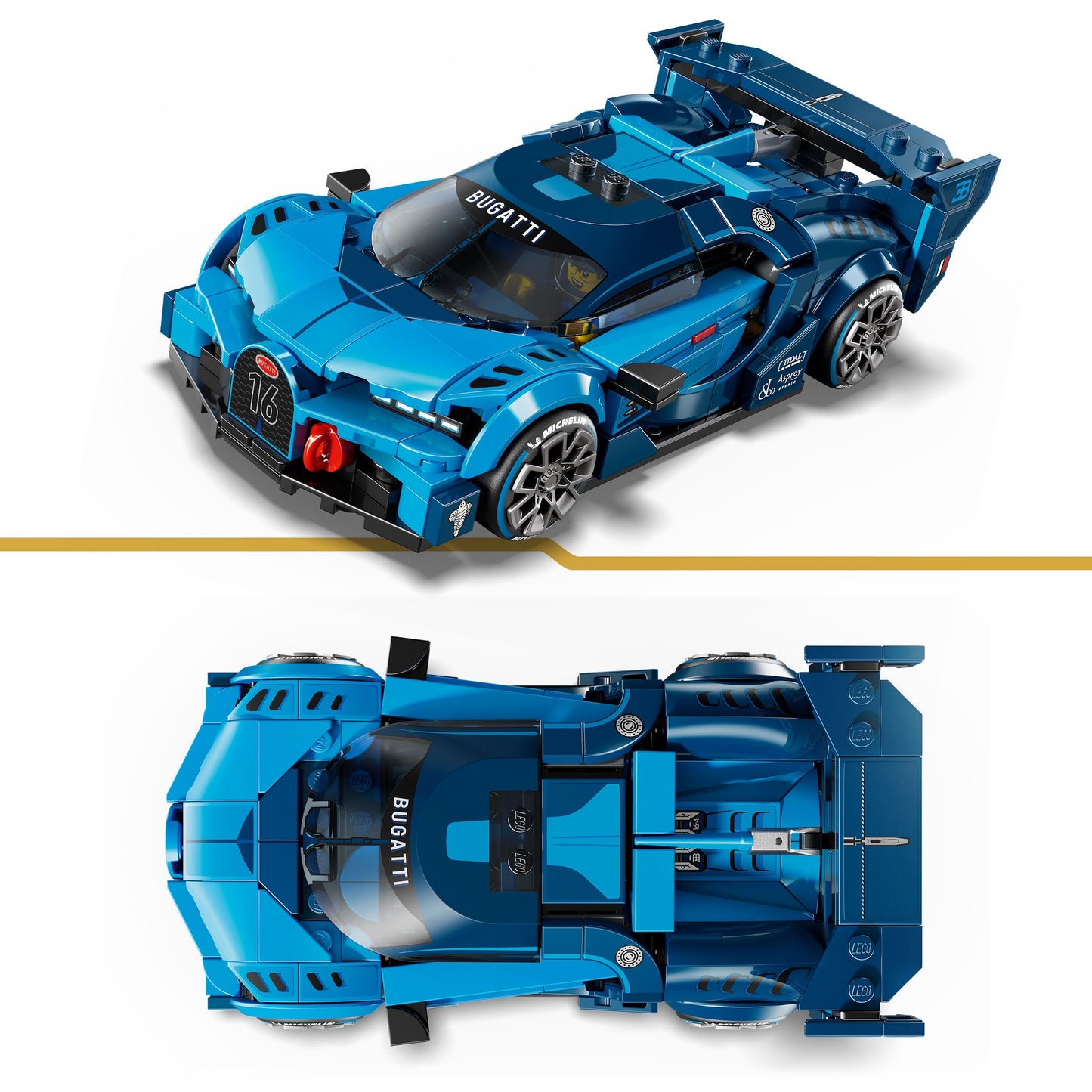 LEGO® Speed Champions Bugatti Vision Gran Turismo Hyper Sportauto Modelbouwset 77253