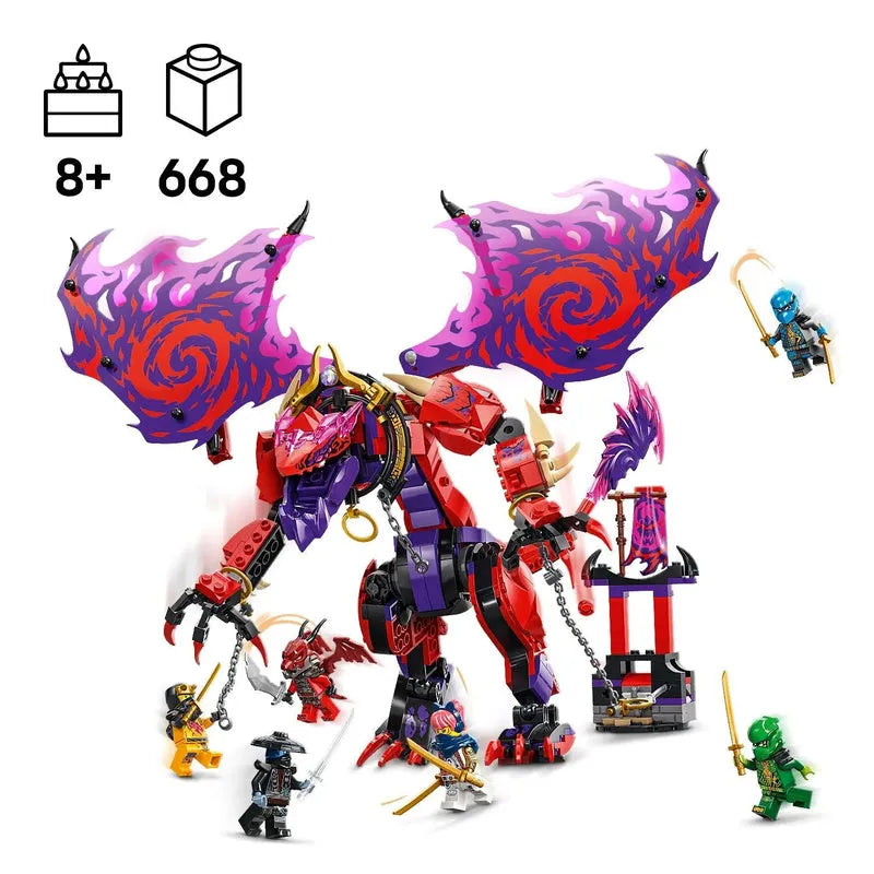 LEGO Bliksemtand Draak van Chaos 71832 Ninjago (Pre-Order: 1 maart)