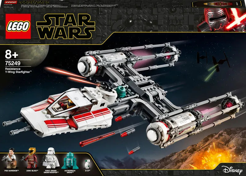 LEGO Resistance Y-Wing Starfighter inclusief D-O Droid 75249 StarWars