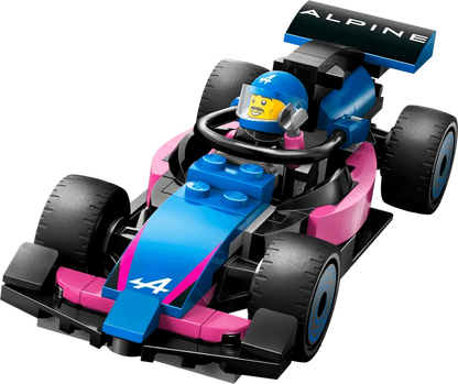 LEGO Pitbox met Mercedes AMG en Alpine F1 auto's 60444 City