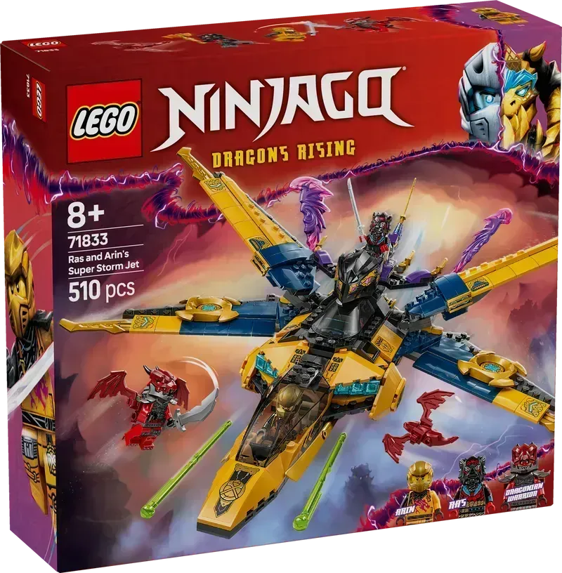 LEGO Ras & Arin's Super Storm Vliegtuig 71833 Ninjago