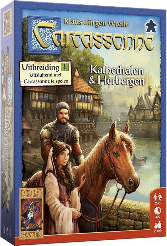Carcassonne Kathedralen en Herbergen - Uitbreiding