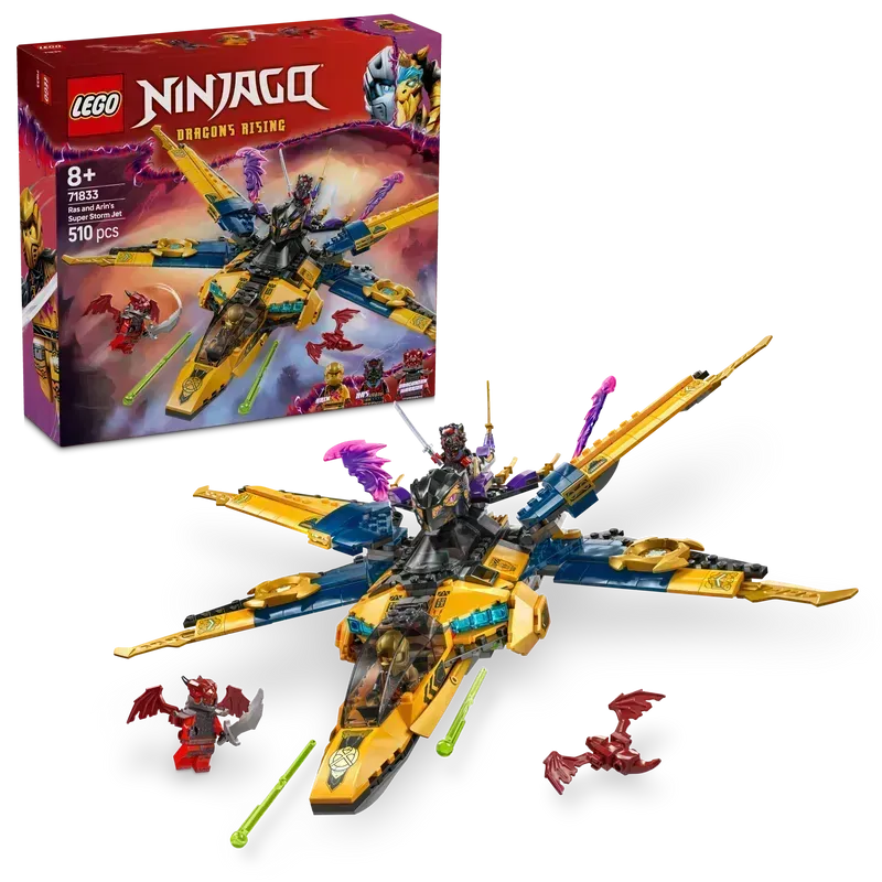 LEGO Ras & Arin's Super Storm Vliegtuig 71833 Ninjago