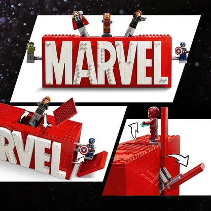 LEGO Marvel Logo and Figures 76313 Superheroes (Pre-Order: January 2025)