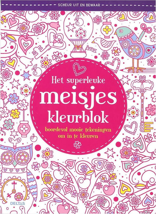 Het Superleuke Meisjes Kleurblok
