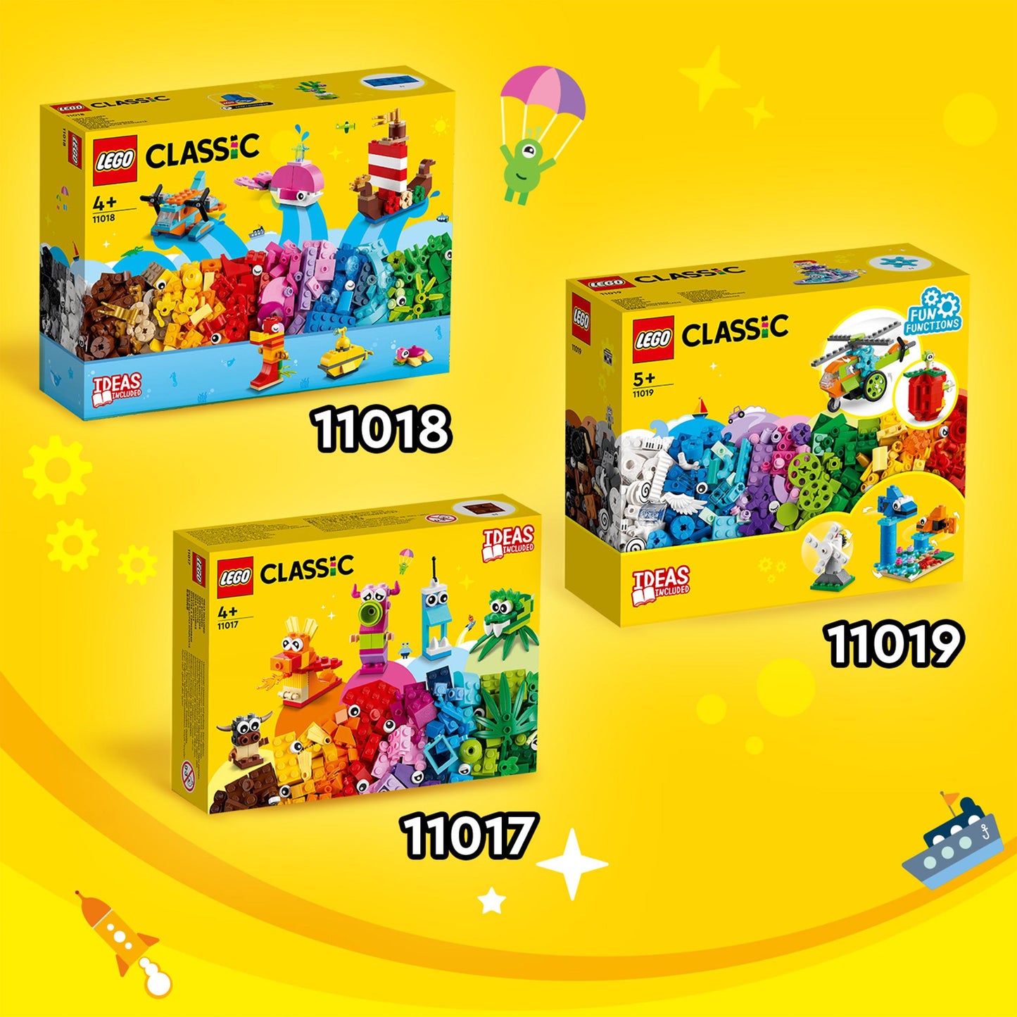 LEGO Classic Combi deal: 11018, 11019 &amp; 11017