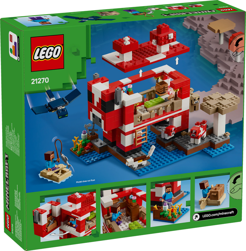LEGO The Mushroom House 21270 Minecraft