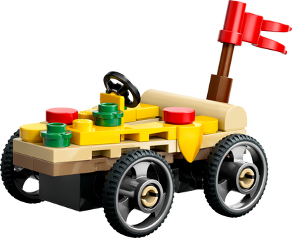 LEGO Race Car Package: Pizza Van vs Fire Truck 60458 City