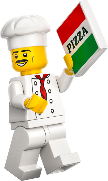 LEGO Race Car Package: Pizza Van vs Fire Truck 60458 City