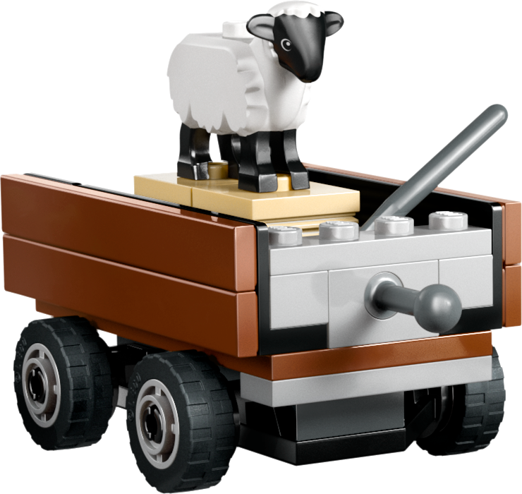 LEGO 60461 Roter Traktor mit Anhänger