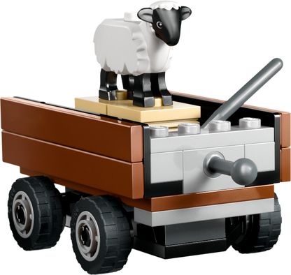 LEGO 60461 Roter Traktor mit Anhänger