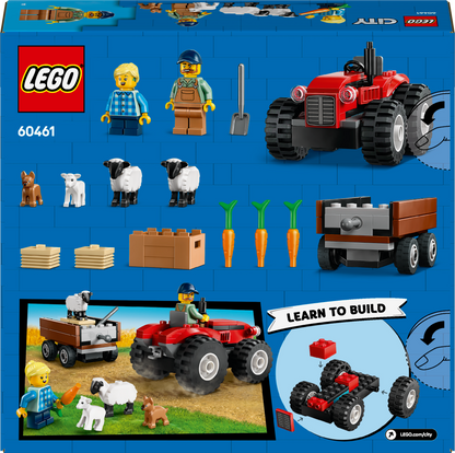 LEGO 60461 Roter Traktor mit Anhänger