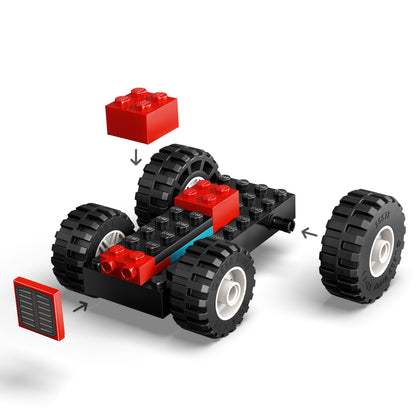 LEGO 60461 Roter Traktor mit Anhänger