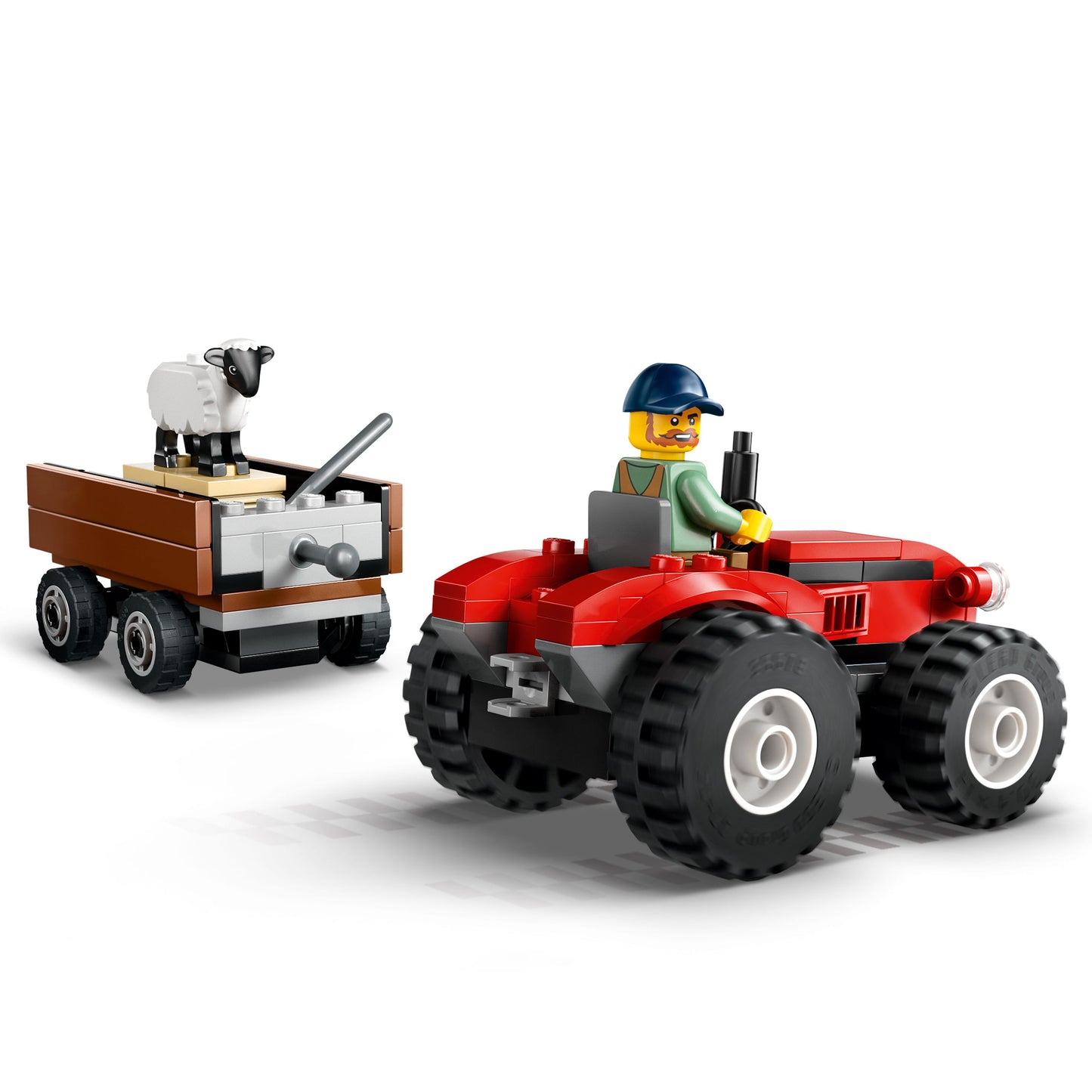 LEGO 60461 Roter Traktor mit Anhänger