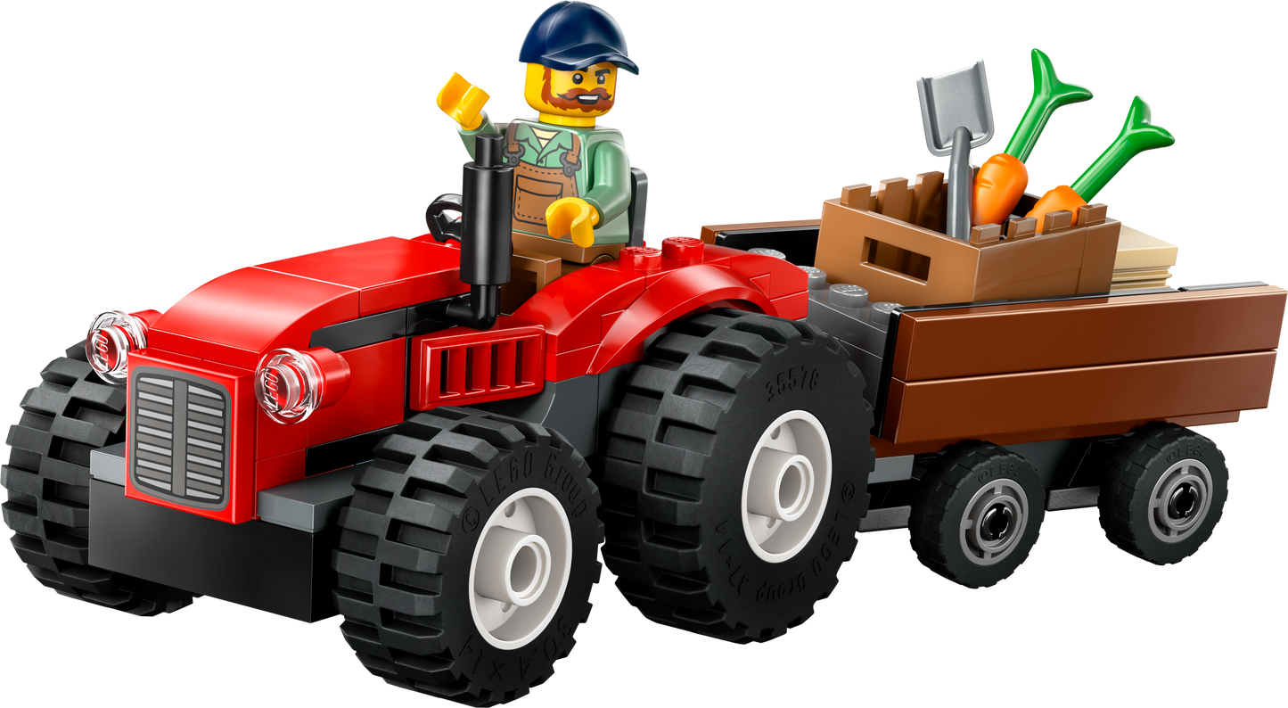 LEGO 60461 Roter Traktor mit Anhänger