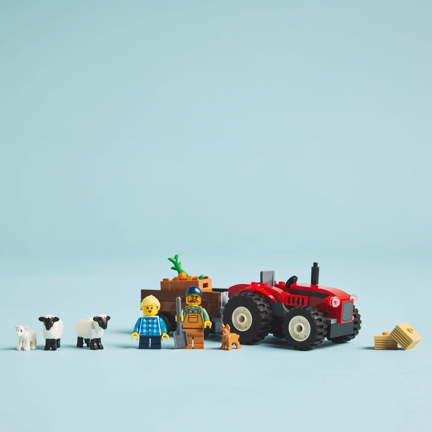 LEGO 60461 Roter Traktor mit Anhänger