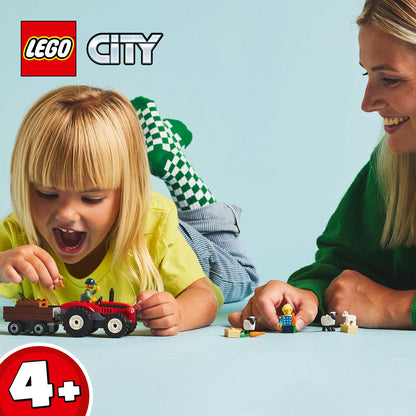 LEGO 60461 Roter Traktor mit Anhänger