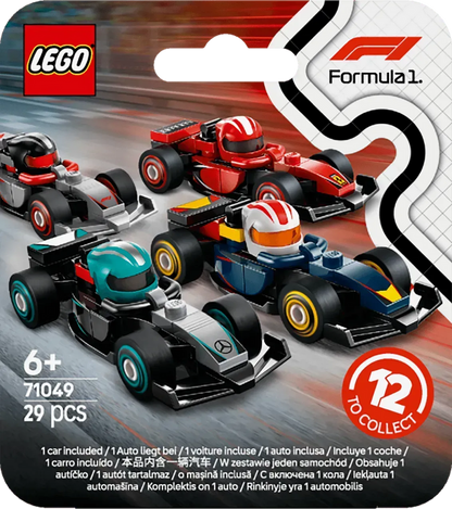 LEGO Formule 1 coureurs met hun auto 71049 Minifiguren (set 12 stuks)