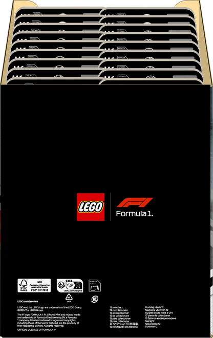 LEGO Formule 1 coureurs met hun auto 71049 Minifiguren (set 12 stuks)