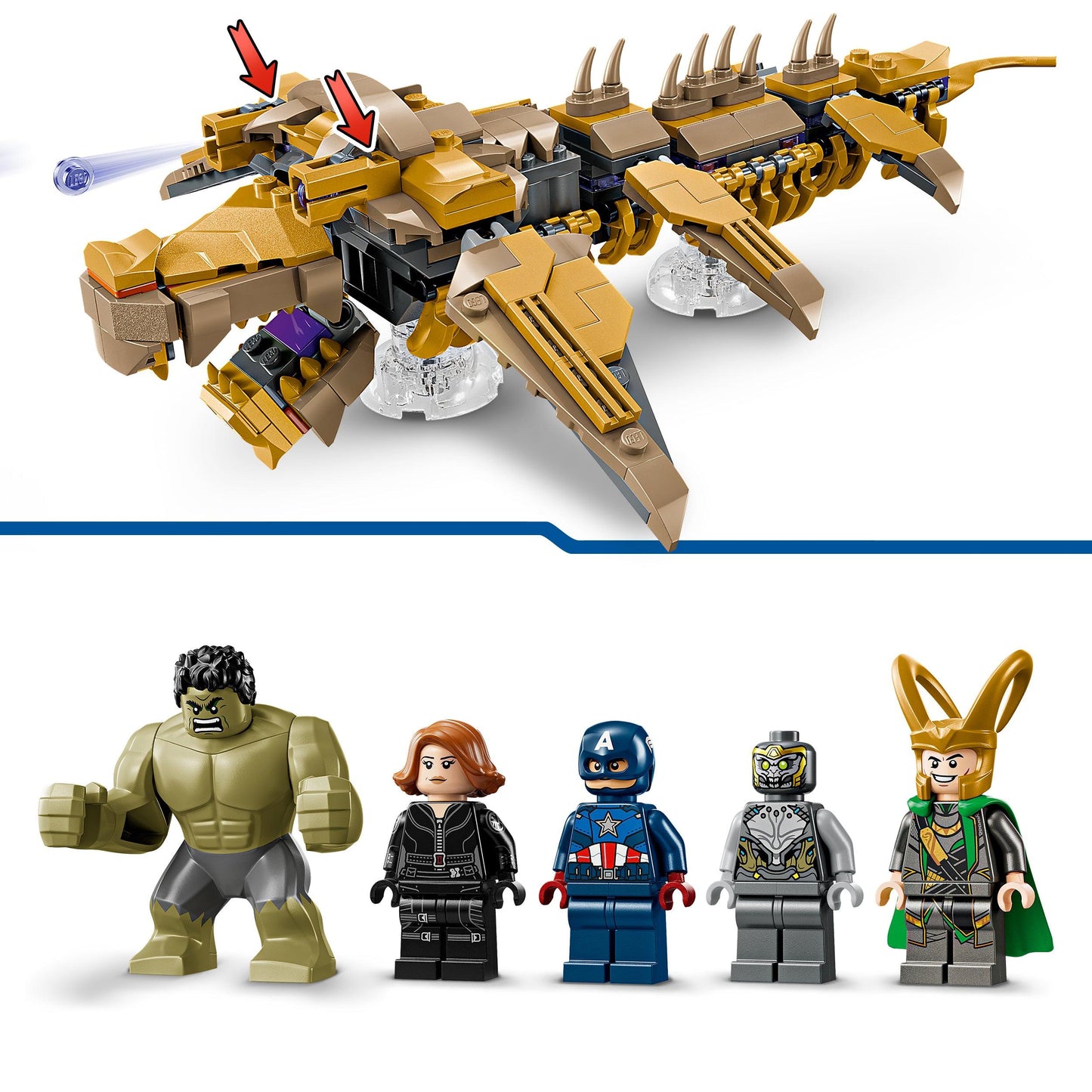 LEGO De Avengers vs. de Leviathan 76290 Superheroes