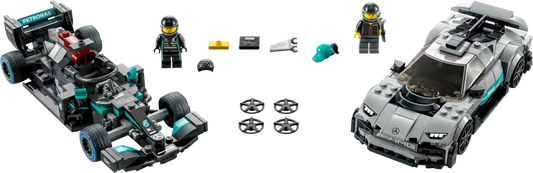 LEGO The Mercedes-AMG Formula 1 W12 E Performance & Mercedes-AMG Project One 76909 Speedchampions