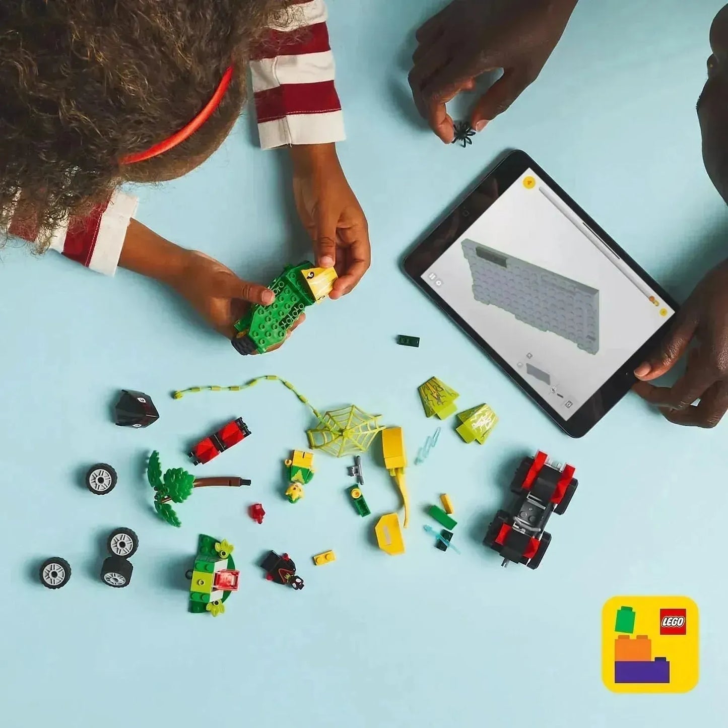 LEGO Spin en Electrische dino auto 11198 DUPLO