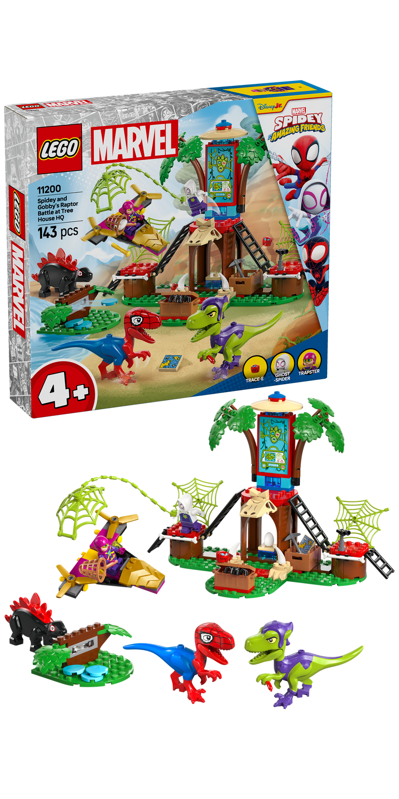 LEGO Spidey en Gobby's Rapture strijd bij de boomhut 11200 Spidey