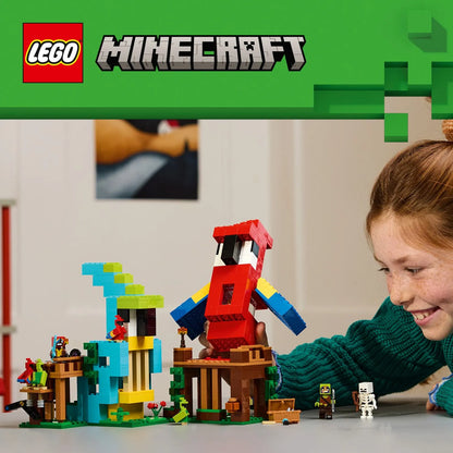 LEGO De papegaaienhuizen 21282 Minecraft (Pre-Order: Maart)