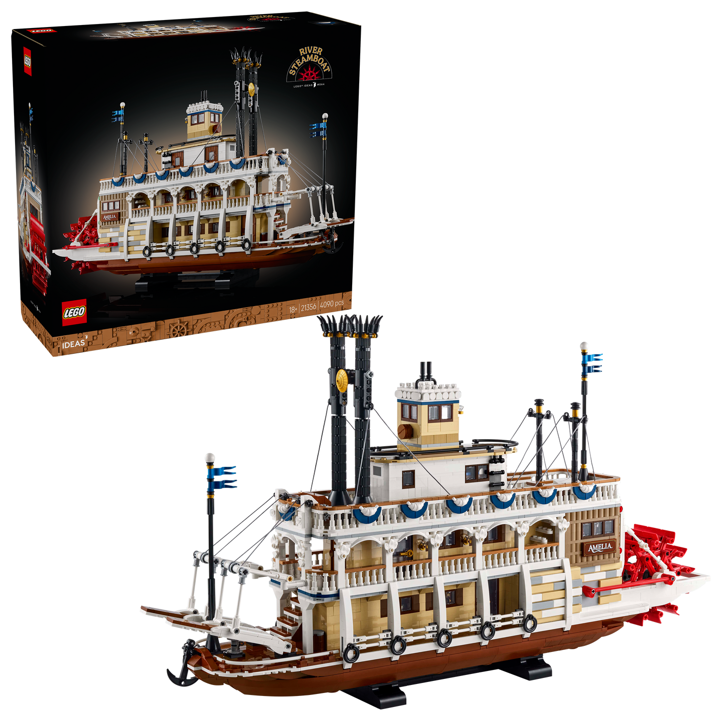 LEGO Stoomboot 21356 Ideas