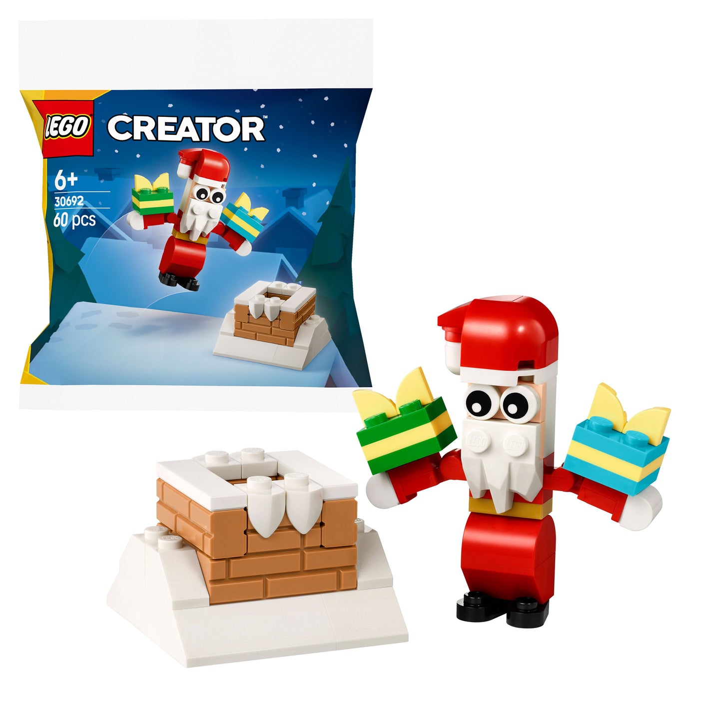 LEGO Kerstman in de schoorsteen 30692 Creator