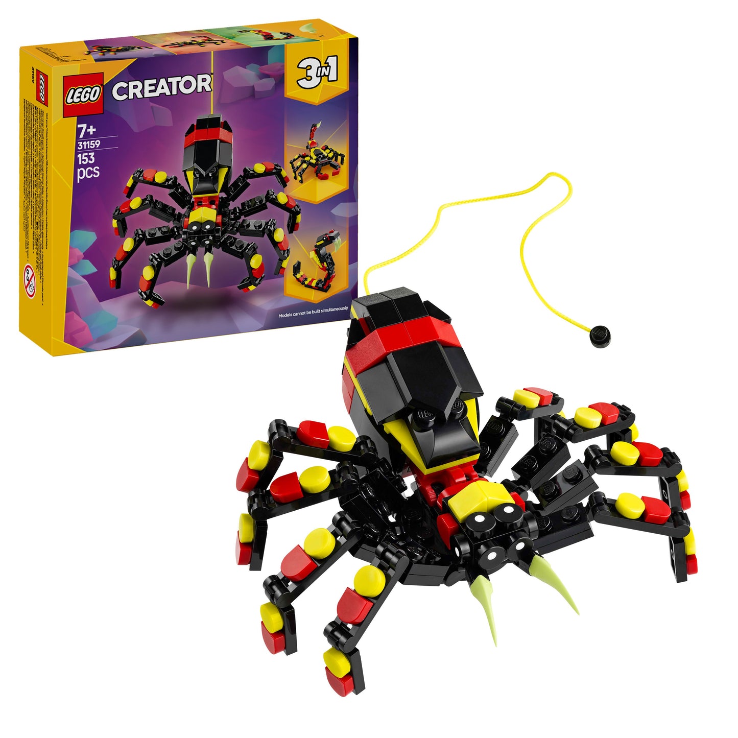 LEGO Wild Animals: Thrilling Spider 31159 Creator 3-in-1 (Pre-Order: January 1)