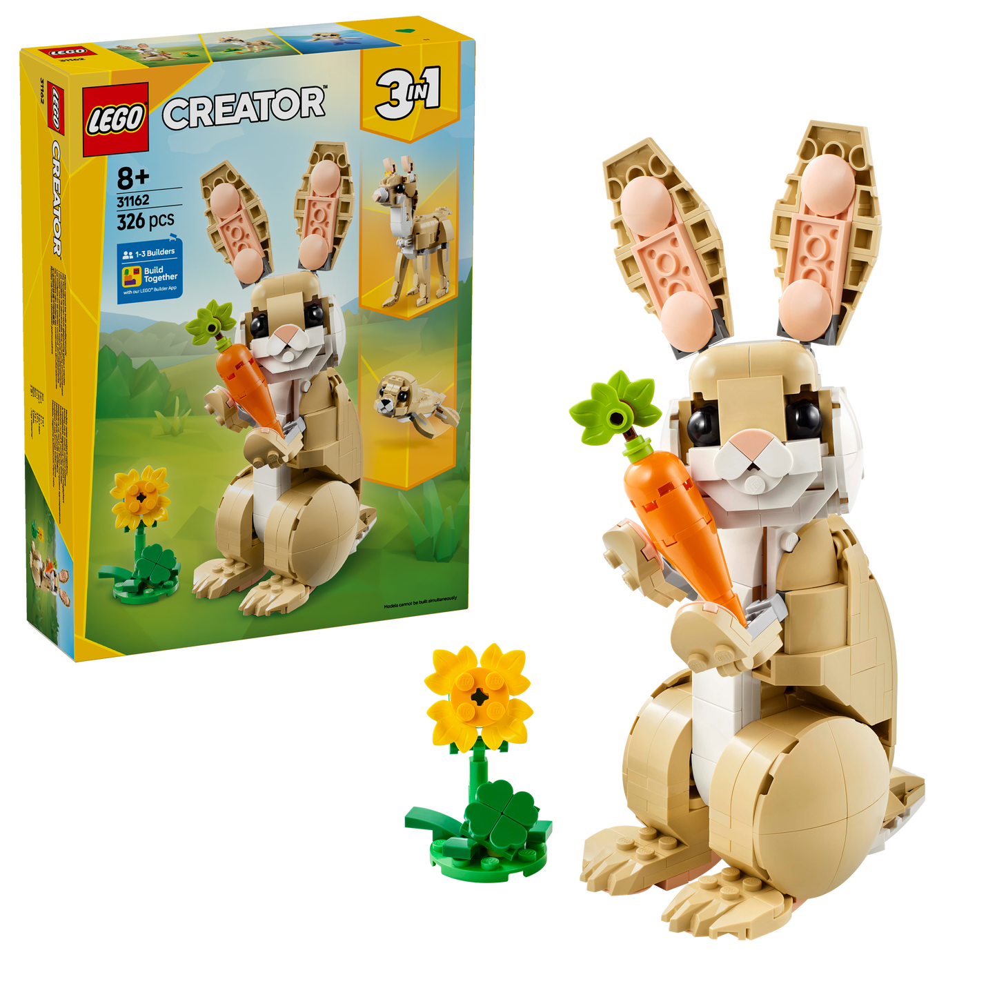 LEGO Cute Bunny 31162 Creator 3-in-1 (Pre-Order: January 2025)