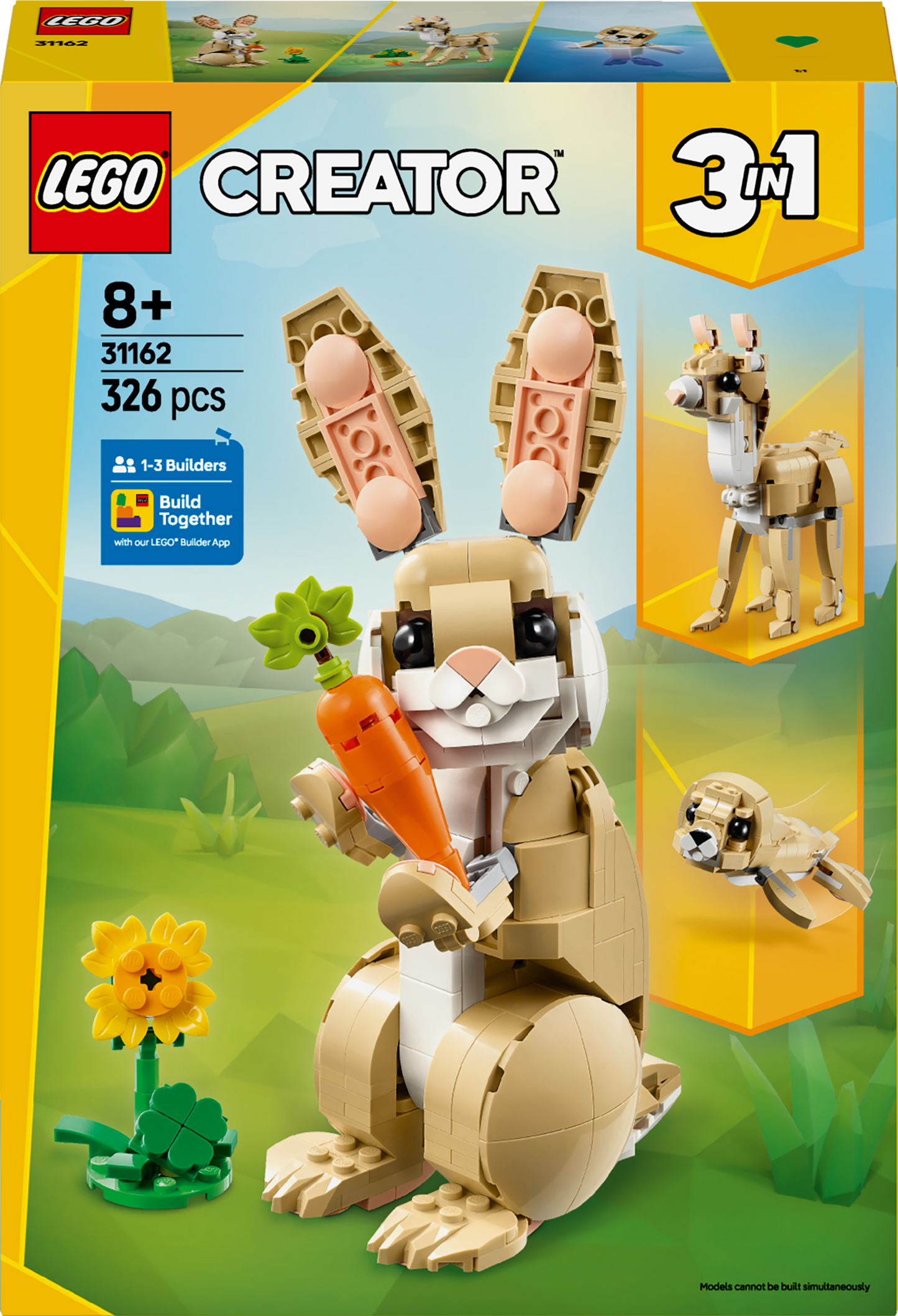 LEGO Cute Bunny 31162 Creator 3-in-1 (Pre-Order: January 2025)