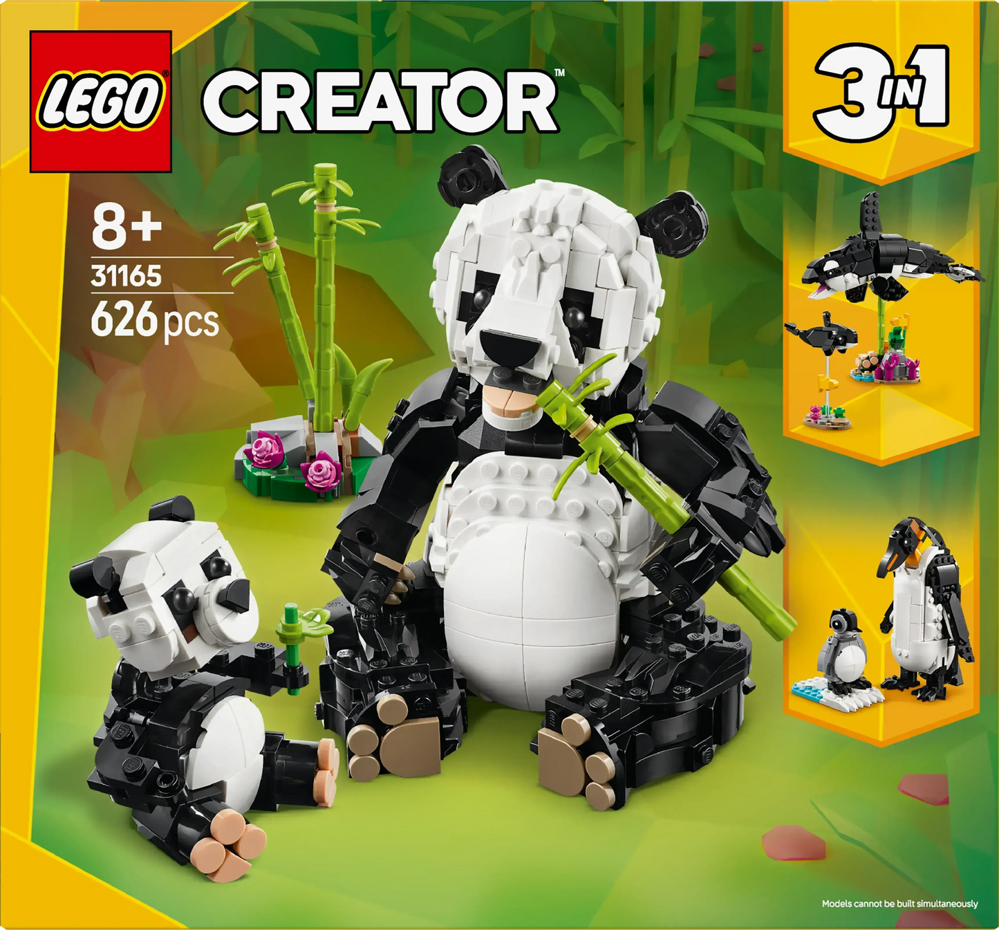 LEGO Wilde dieren: Pandafamilie 31165 Creator 3-in-1