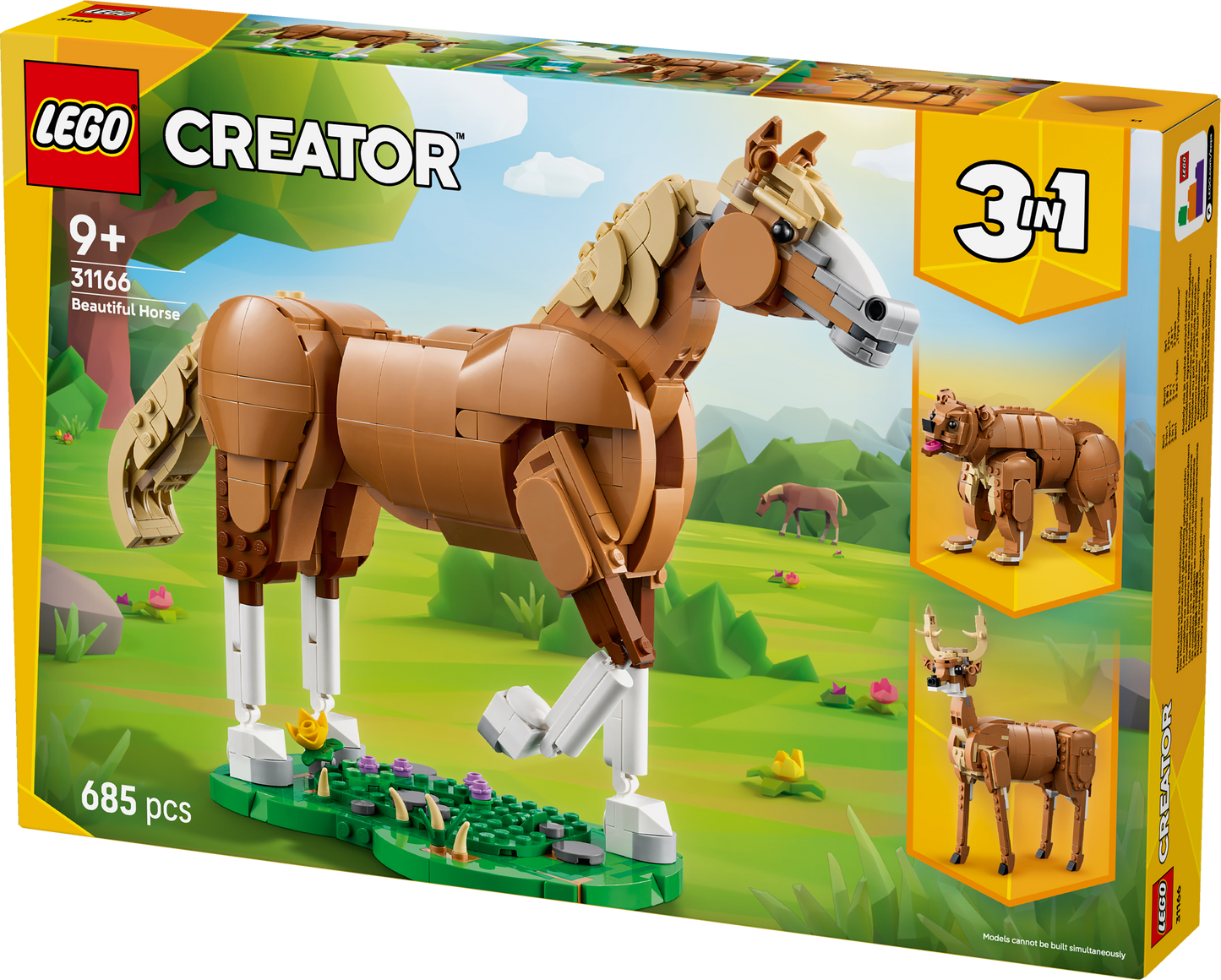 LEGO Prachtig paard 31166 Creator 3 in 1