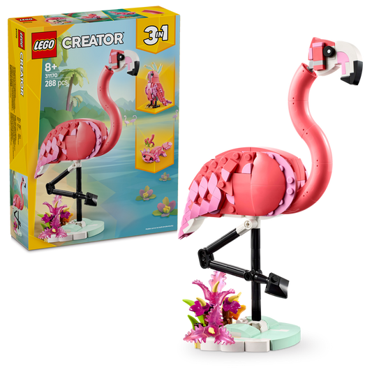 LEGO Wild Animals Pink Flamingo 31170 Creator (Pre-Order: March 2025)