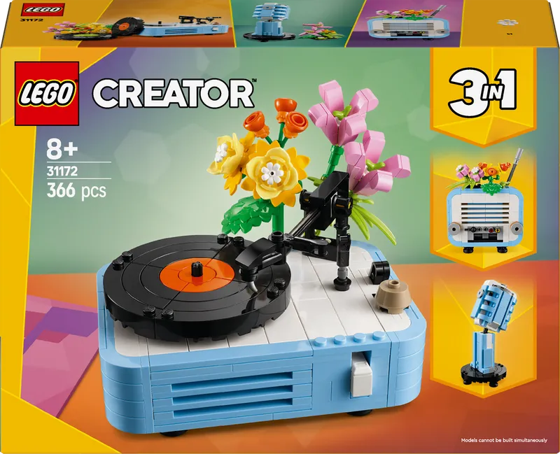 LEGO Platenspeler met bloemen 31172 Creator