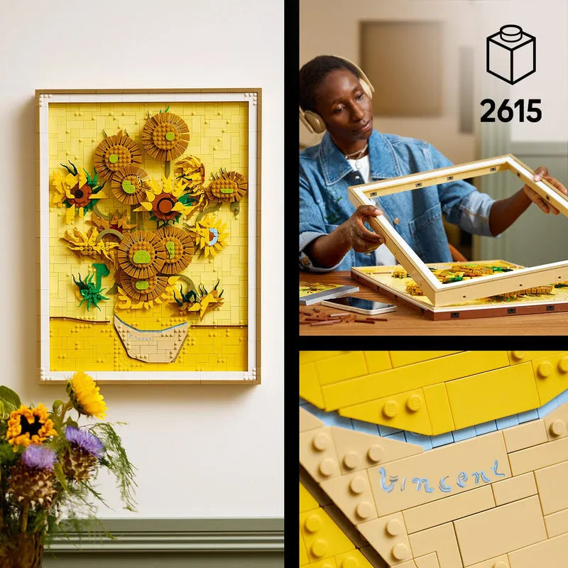 LEGO Vincent van Gogh - Zonnebloemen 31215 Art