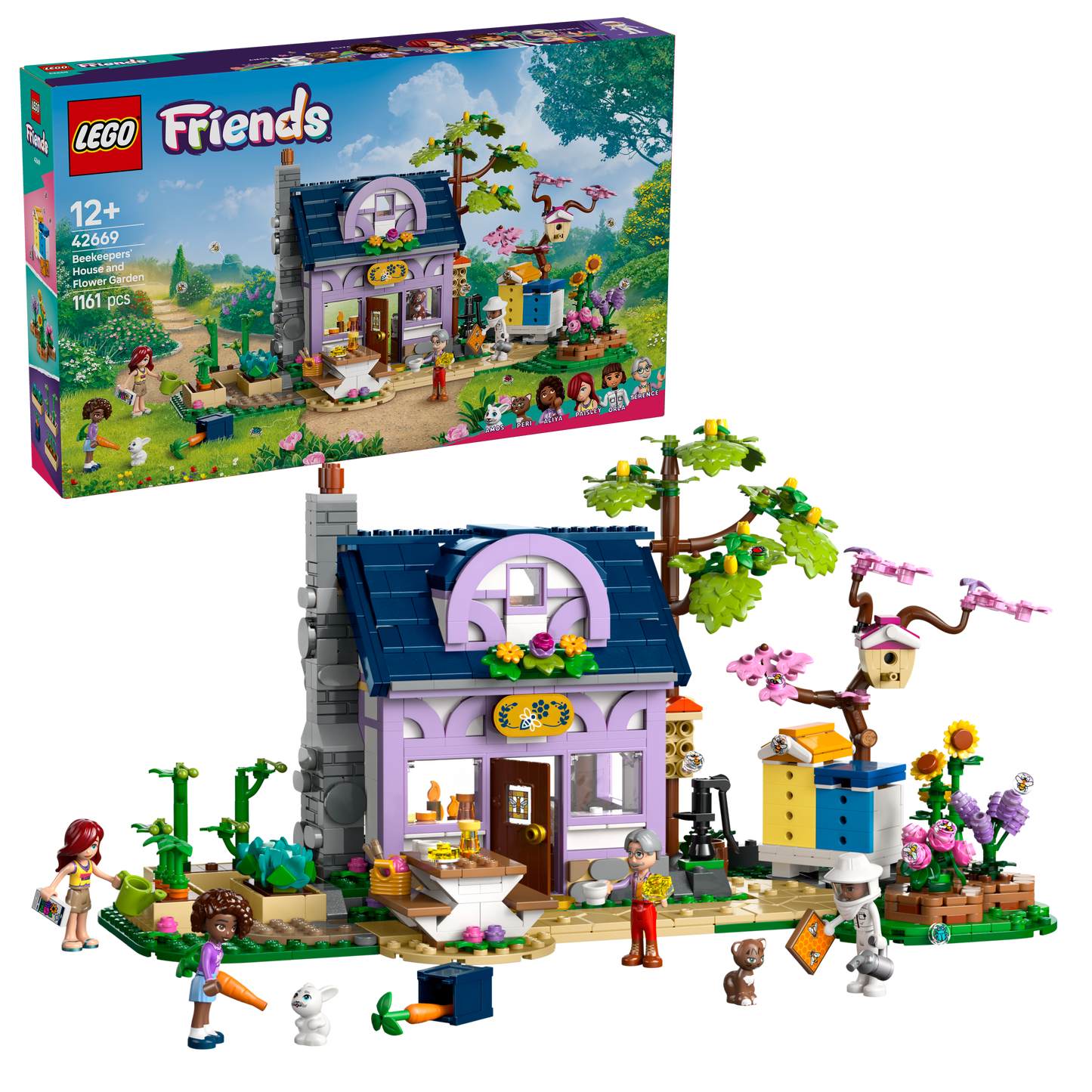 LEGO Imkerhuis en bloemen 42669 Friends