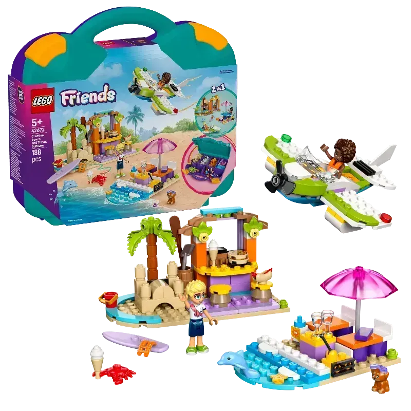 LEGO Creatieve strand en reiskoffer 42672 Friends