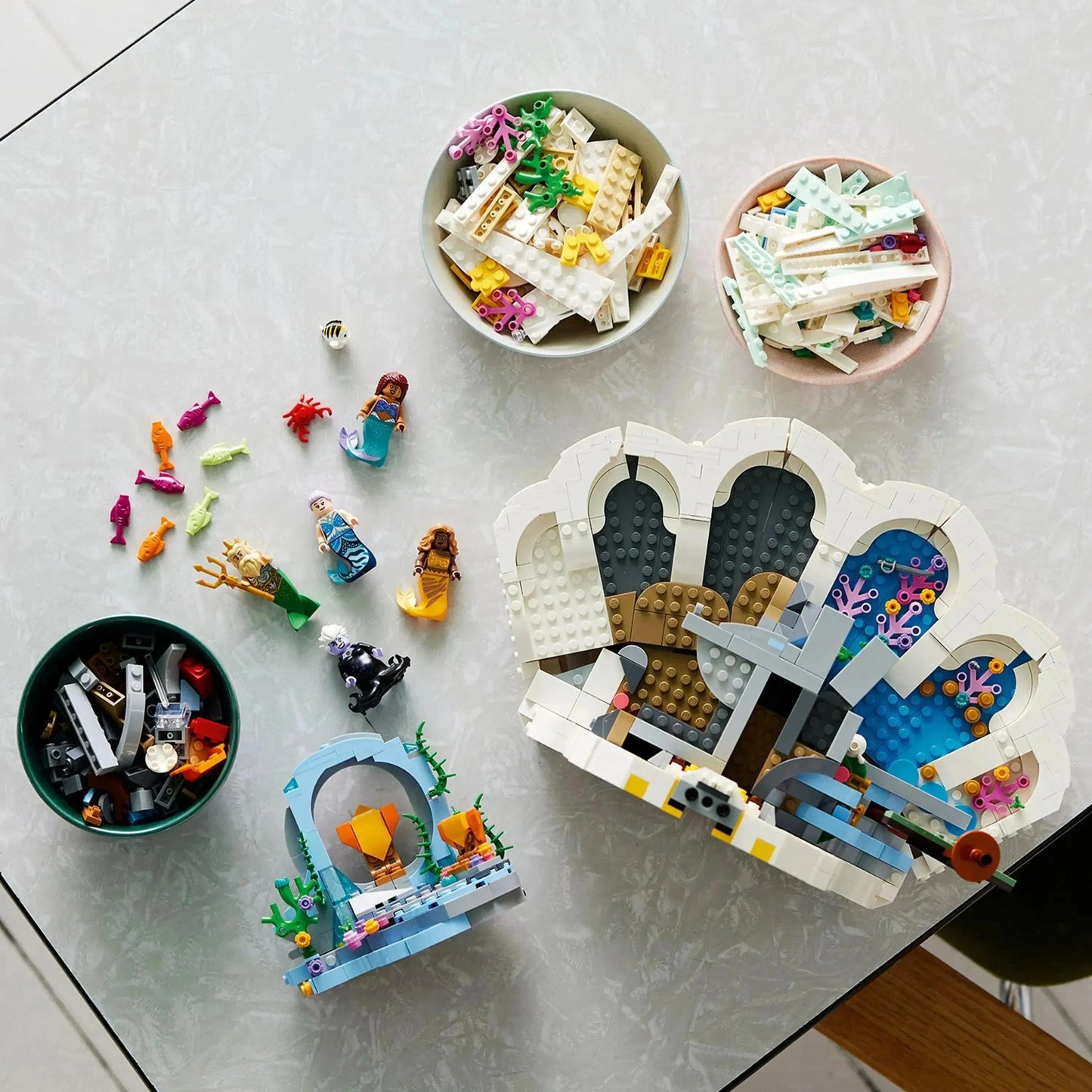 LEGO De Kleine Zeemeermin koninklijke schelp 43225 Disney