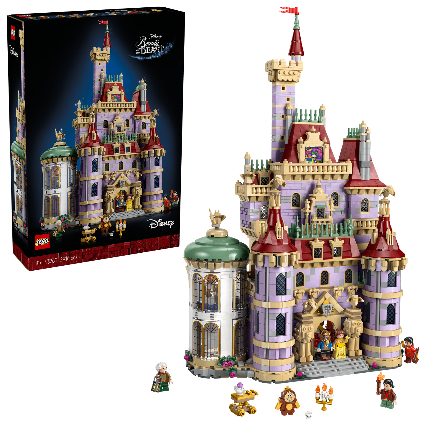 LEGO Kasteel van Belle en het Beest 43263 Disney